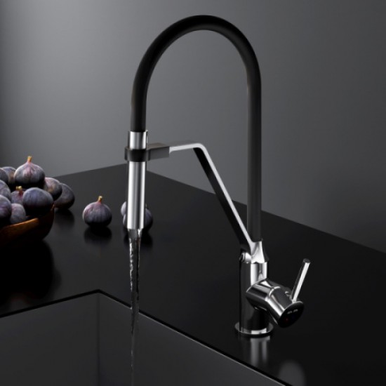 Смеситель для кухни Am.Pm Like с гибким изливом F8013000 Staron