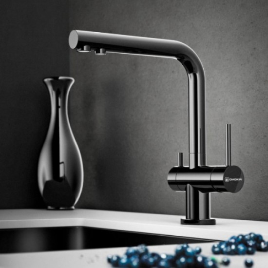 Смеситель для питьевой воды Omoikiri Nagano GM вороненая сталь 4994179