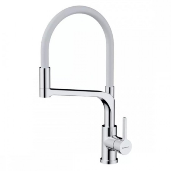 Смеситель для питьевой воды Omoikiri Sinto 2 Plus C-WH хром/белый 4994378