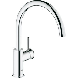 Смеситель для кухни GROHE BauClassic с высоким C-образным изливом 31234000