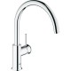 Смеситель для кухни GROHE BauClassic с высоким C-образным изливом 31234000
