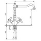 Смеситель для кухни Emmevi Deco Old 12617