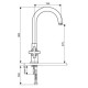Смеситель для кухни Emmevi Spirit New 31007 CR31007