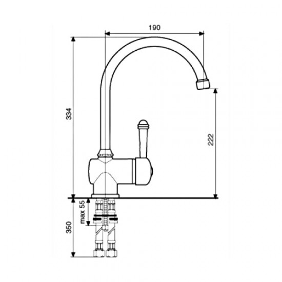 Смеситель для кухни Emmevi Laguna 4074