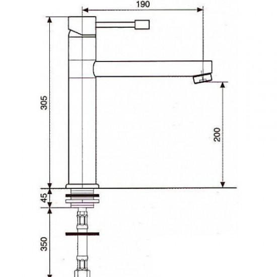 Смеситель для кухни Emmevi Eden 71007