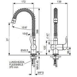 Смеситель для кухни Emmevi Neco 91510 CR91510