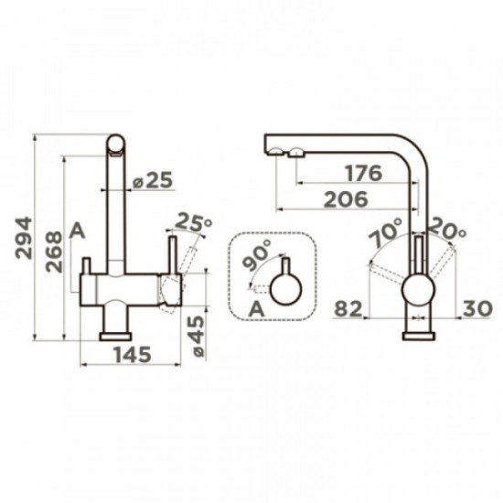 Смеситель для питьевой воды Omoikiri Nagano SL sicilian lemon 4994435