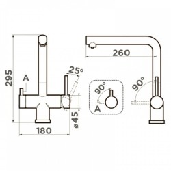 Смеситель для питьевой воды Omoikiri Takamatsu LG светлое золото 4994477