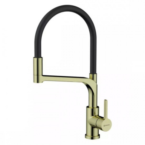 Смеситель для питьевой воды Omoikiri Sinto 2 Plus LG-BL светлое золото/черный 4994469