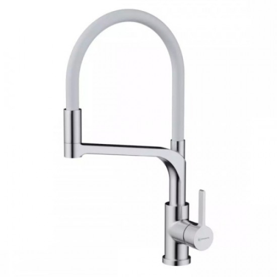 Смеситель для питьевой воды Omoikiri Sinto 2 Plus BN-WH нержавеющая сталь/белый 4994468