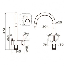Смеситель для питьевой воды Omoikiri Yamada PL платина 4994337