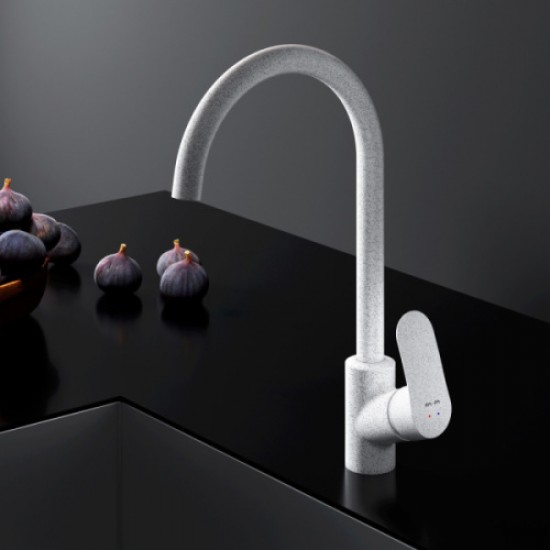 Смеситель для кухни Am.Pm Like элегантный белый F8007133 Staron