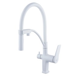 Смеситель для питьевой воды Lemark Bronx белый матовый LM3761MW