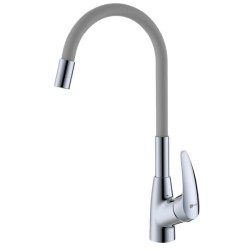 Смеситель для кухни Lemark Linara хром/серый LM0415C-Gray