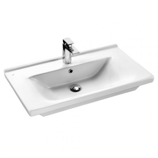 Раковина Santek Миранда 80 см белая 1WH302251 Staron