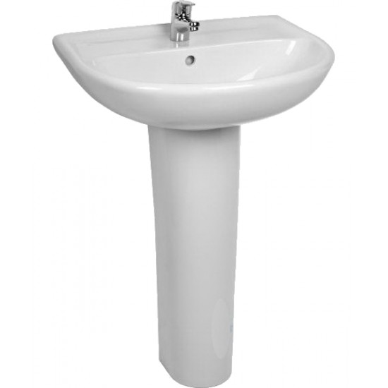 Раковина Jika Lyra 60 см белая 1427.2 Staron