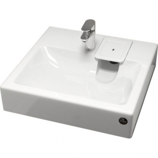 Раковина над стиральной машиной Paulmark Berg 60 см белая PM710431 Staron