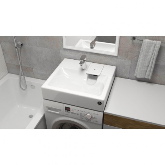 Раковина над стиральной машиной Paulmark Berg 60 см белая PM710431 Staron