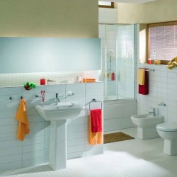 Раковина VitrA Form 300 55 см с пьедесталом 9602B003-7650