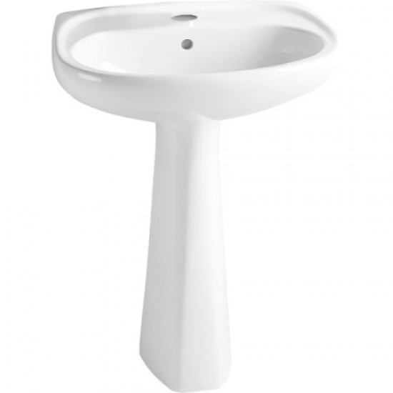 Раковина VitrA Normus 55 см с пьедесталом 9600B003-7650 Staron