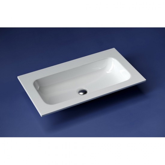 Раковина Sancos Grace 81 см прямоугольная белая CN7012 Staron
