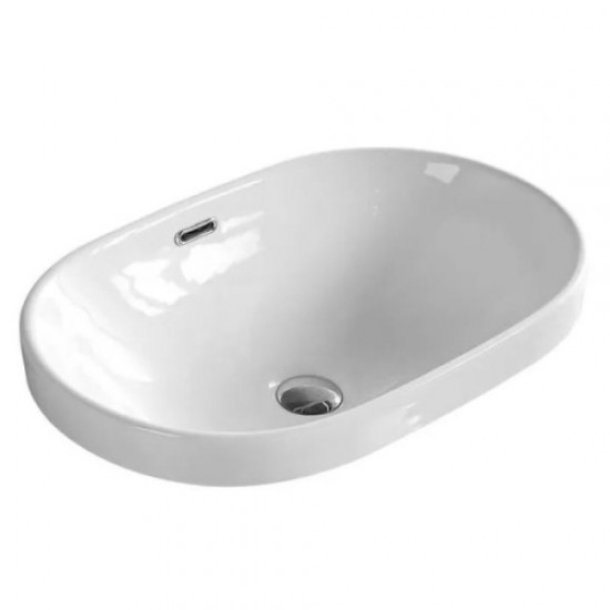 Раковина Ceramalux 60 см белая 5006С