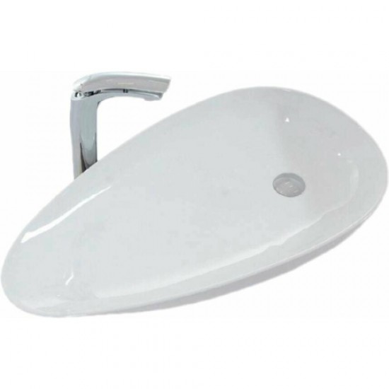 Раковина Ceramalux N 76 см белая 7862