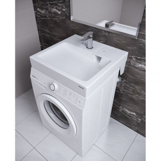 Раковина над стиральной машиной Paulmark Welt 60 см белая PM730431 Staron