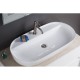 Раковина BelBagno 81 см белая BB1347