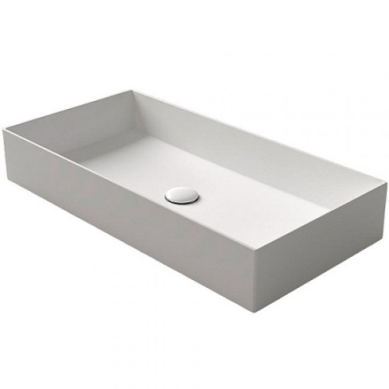 Раковина Simas Agile 80 см белая AG80 bi Staron