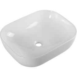 Раковина BelBagno 50 см накладная белая глянцевая BB1302