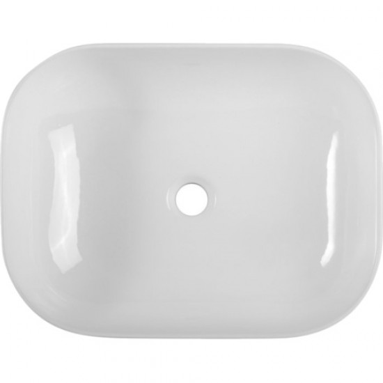 Раковина BelBagno 50 см накладная белая глянцевая BB1302