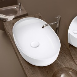 Раковина Kerasan Nolita 60 см накладная, белый глянцевый 534301