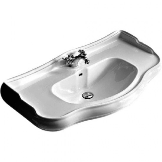 Раковина Kerasan Retro 10500 100 см подвесная Staron