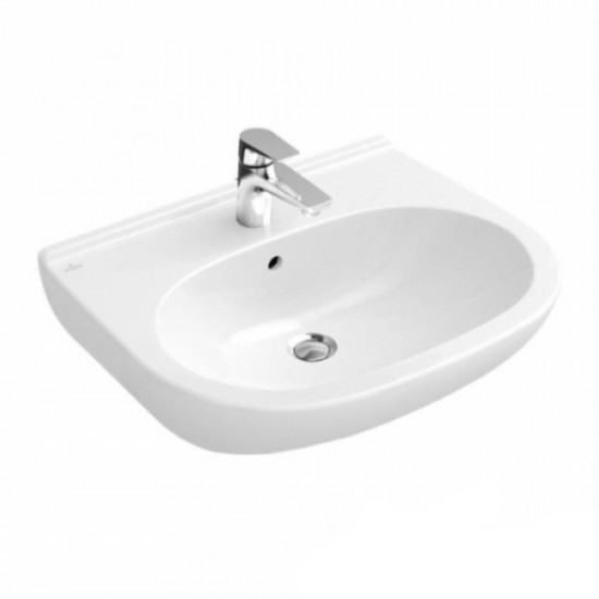 Раковина Villeroy & Boch O.novo 55 см альпийский белый, без покрытия 51605501 Staron