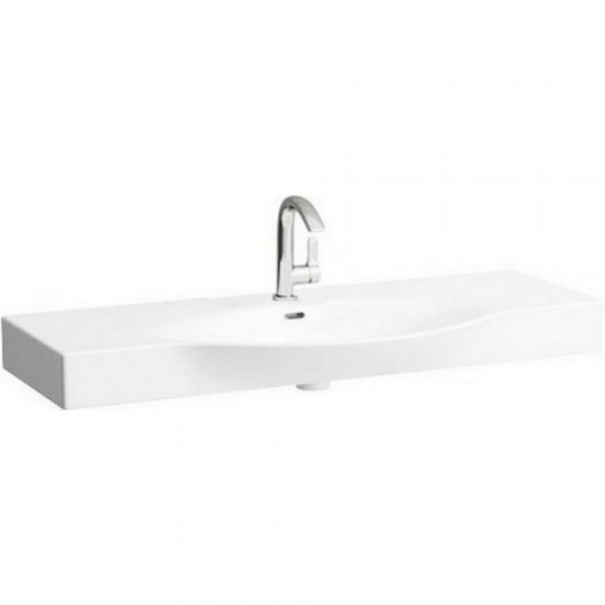 Раковина Laufen Palace 120 см без полотенцедержателя, с 1 отверстием для смесителя 8.1170.4.000.104.R Staron