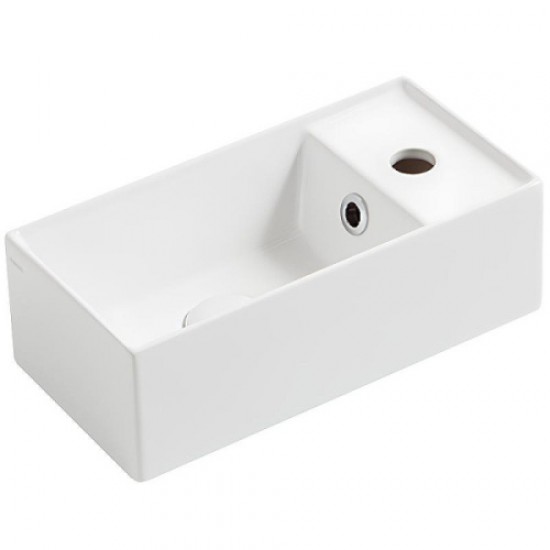 Раковина Simas Agile 40 см подвесная, белая AG20 bi*1 Staron