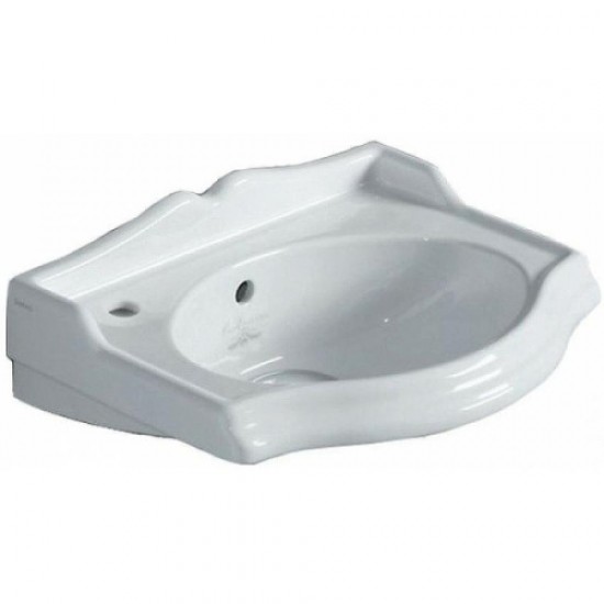 Раковина Simas Arcade 37 см отверстие под смеситель слева AR035bi*1sx Staron