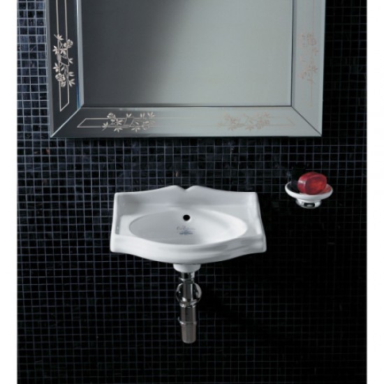 Раковина Simas Arcade 37 см отверстие под смеситель слева AR035bi*1sx Staron