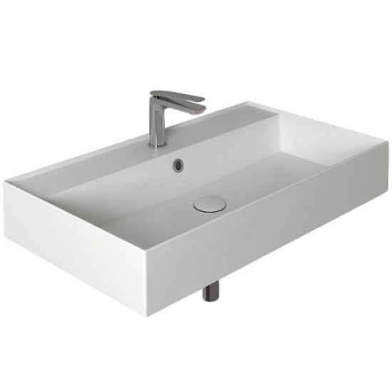 Раковина Simas Agile 81 см подвесная AG81 bi*1 Staron