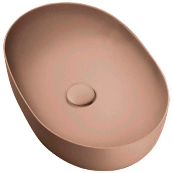 Раковина Kerasan Nolita 60 см накладная, коричневый орех 534381 Staron