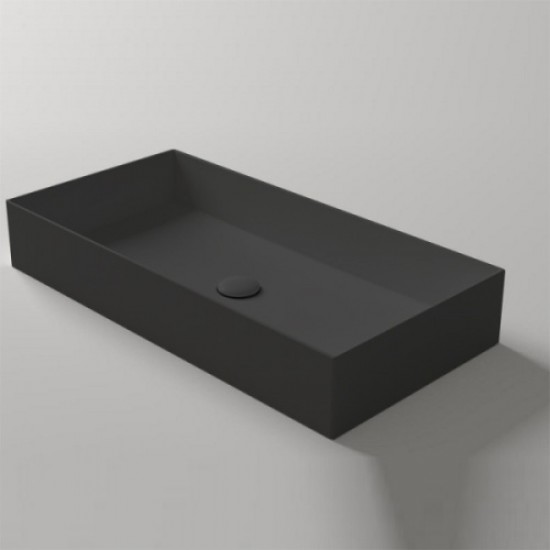 Раковина Simas Agile 80 см чёрный матовый AG80 Nero Matt Staron