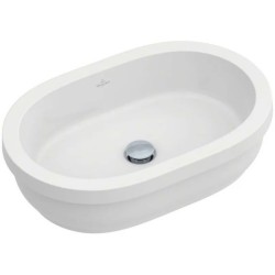 Раковина Villeroy & Boch Architectura 61 см с переливом, без покрытия CeramicPlus 41766001