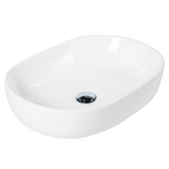 Раковина BelBagno 60 см накладная белая глянцевая BB1084