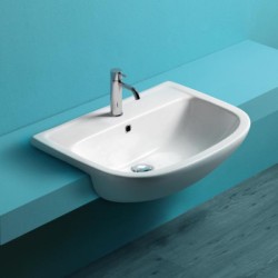 Раковина Simas Top e lavabi d'Arredo S 57 67 см полувстраиваемая