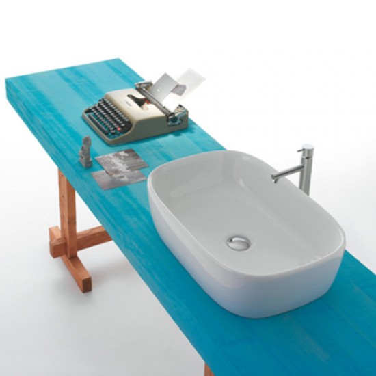 Раковина накладная Globo Genesis GE045 GE045.BI Staron