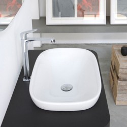 Раковина полувстраиваемая Globo Genesis GE051 GE042.BI