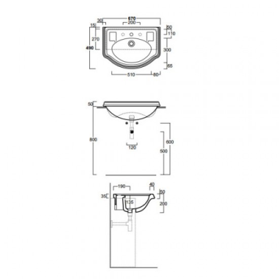 Раковина полувстроенная Simas Arcade AR 835