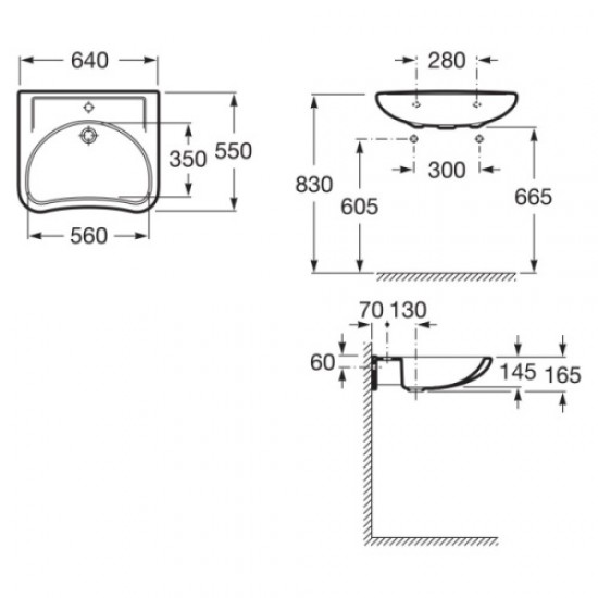 Раковина Roca Access 327230 327230000 Staron