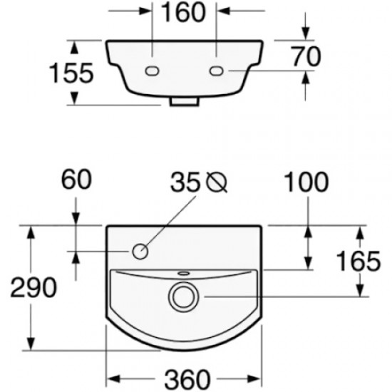 Раковина Gustavsberg Logic 5393 Staron